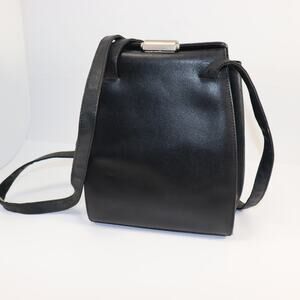 Mandarina Duck Black Leather Project Bag –‎ Read Description